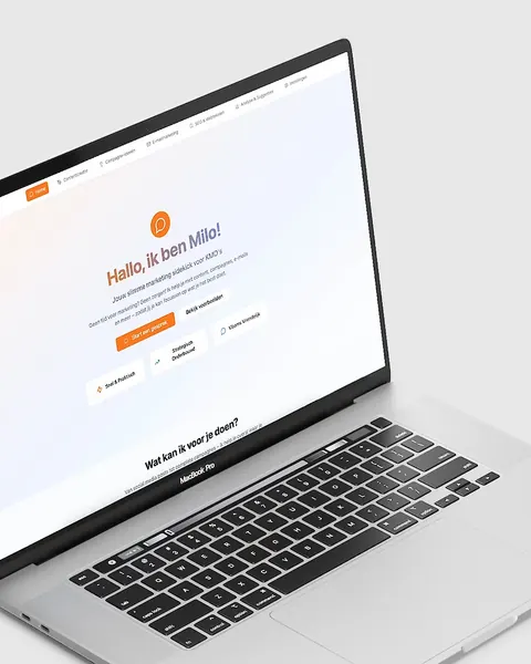 AI-agent op een laptop