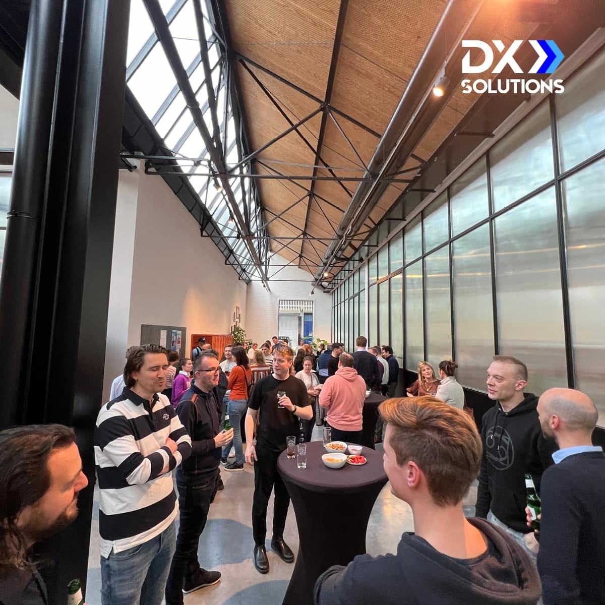 Netwerkmoment op kantoor